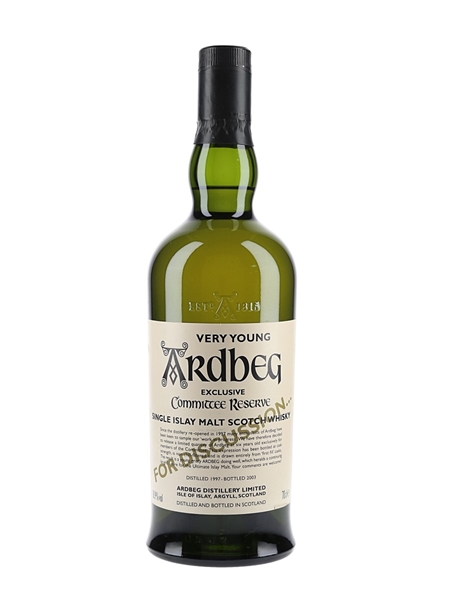 Ardbeg Very Young For Discussion 1997 Bottled 2003 70cl / 58.9%