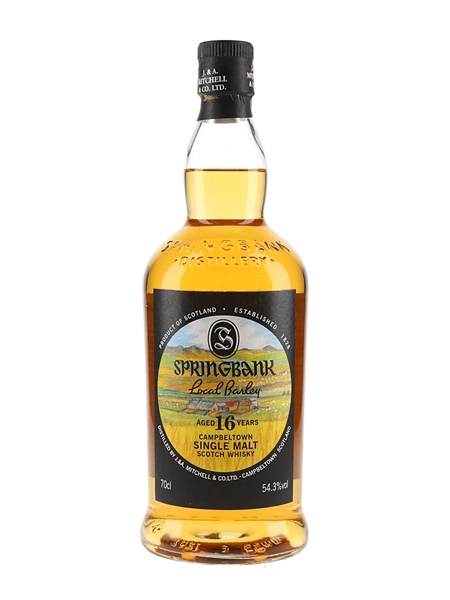 Springbank 1999 16 Year Old Local Barley Bottled 2016 70cl / 54.3%