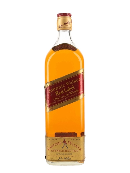 Johnnie Walker Red Label Bottled 1980s 100cl / 43%