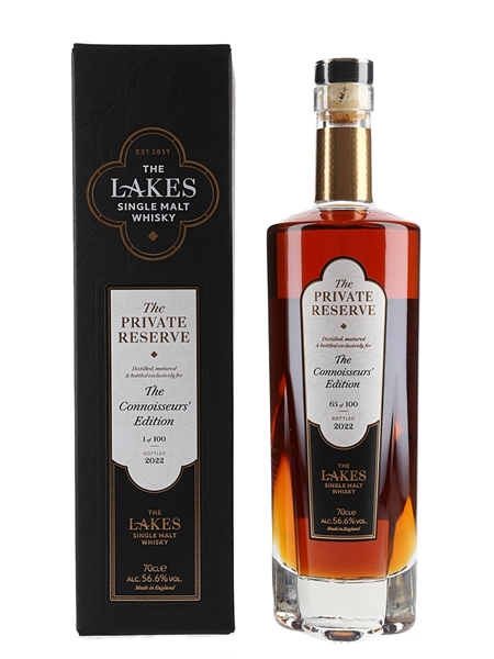 Lakes Single Malt The Private Reserve The Connoisseurs' Edition Bottled 2022 70cl / 56.6%