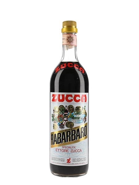 Zucca Elixir Rabarbaro Bitters Bottled 1970s 100cl / 16%