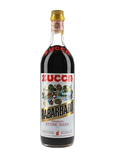 Zucca Elixir Rabarbaro Bitters Bottled 1970s 100cl / 16%