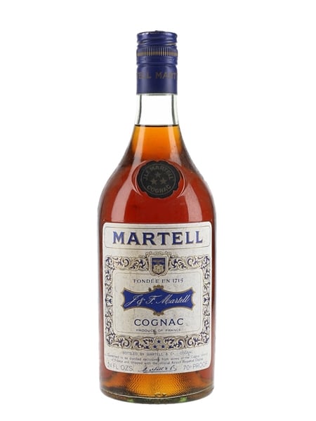 Martell 3 Star Bottled 1970s 68cl / 40%