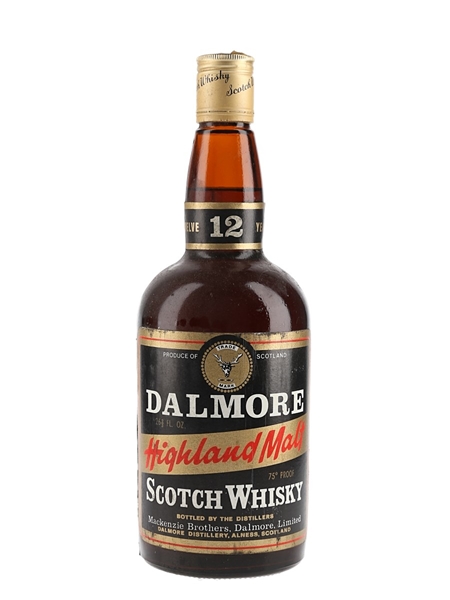 Dalmore 12 Year Old Bottled 1970s - Mackenzie Brothers 75.7cl / 43%