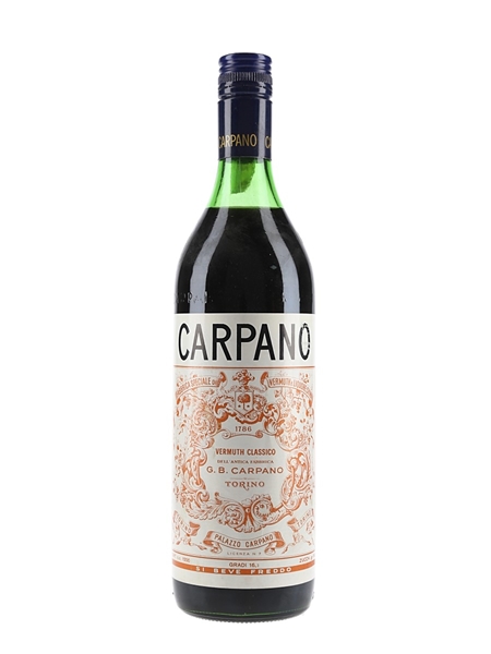 Carpano Vermuth Classico Bottled 1980s 100cl / 16.3%