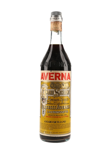 Fratelli Averna Amaro Siciliano Bottled 1980s 100cl / 34%