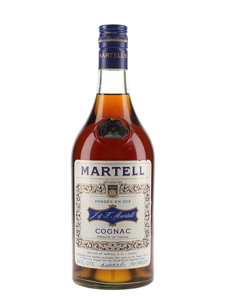 Martell 3 Star Bottled 1970s 68cl / 40%