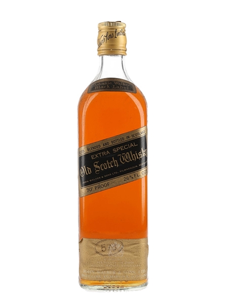 Johnnie Walker Black Label Extra Special Bottled 1970s 75.7cl / 40%