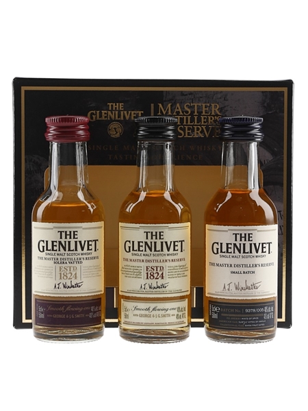 Glenlivet Tasting Experience Master Distillers Reserve 3 x 5cl / 40%