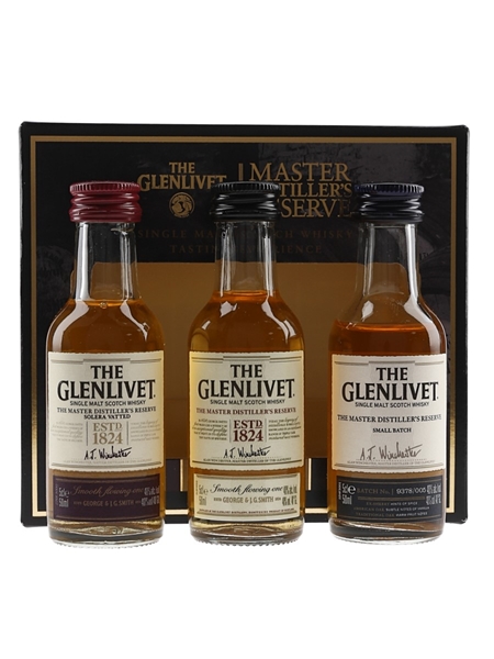 Glenlivet Tasting Experience Master Distillers Reserve 3 x 5cl / 40%