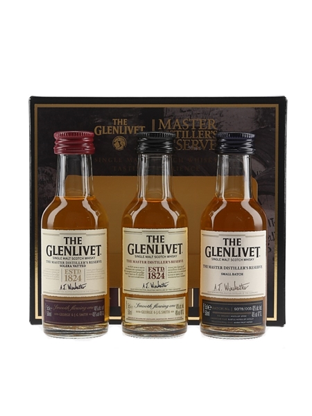 Glenlivet Tasting Experience Master Distillers Reserve 3 x 5cl / 40%