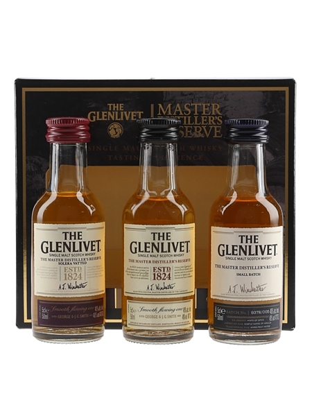 Glenlivet Tasting Experience Master Distillers Reserve 3 x 5cl / 40%