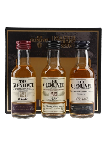 Glenlivet Tasting Experience Master Distillers Reserve 3 x 5cl / 40%