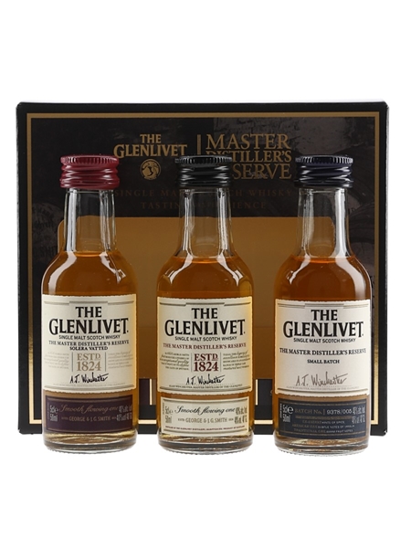 Glenlivet Tasting Experience Master Distillers Reserve 3 x 5cl / 40%