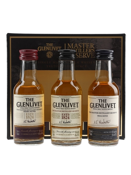 Glenlivet Tasting Experience Master Distillers Reserve 3 x 5cl / 40%