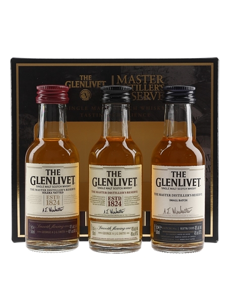 Glenlivet Tasting Experience Master Distillers Reserve 3 x 5cl / 40%