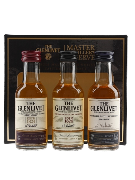 Glenlivet Tasting Experience Master Distillers Reserve 3 x 5cl / 40%