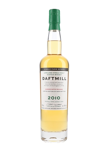 Daftmill 2010 Bottled 2021 - Summer Batch Release 70cl / 46%