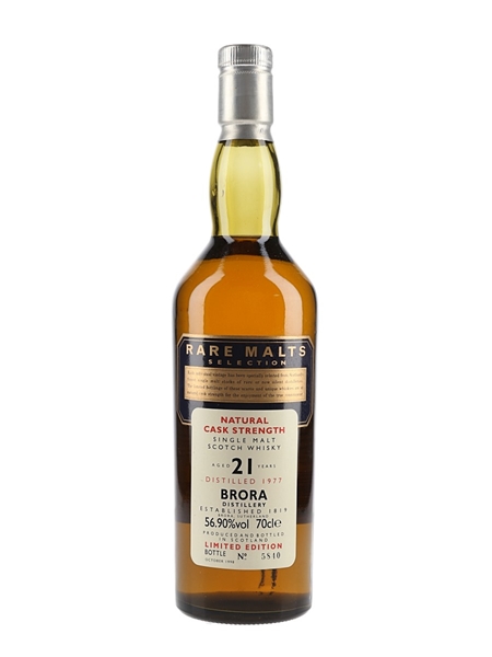 Brora 1977 21 Year Old Bottled 1998 - Rare Malts Selection 70cl / 56.9%