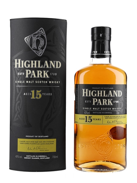 Highland Park 15 Year Old  70cl / 40%