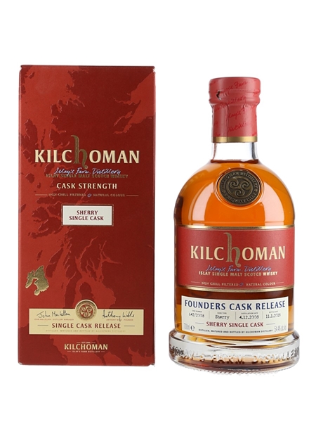 Kilchoman 2008 Founders Cask Release Bottled 2018 - Pol Roger Portfolio 70cl / 54.4%