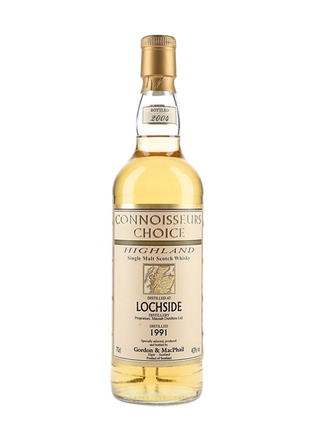 Lochside 1991 Connoisseurs Choice Bottled 2004  - Gordon & MacPhail 70cl / 43%