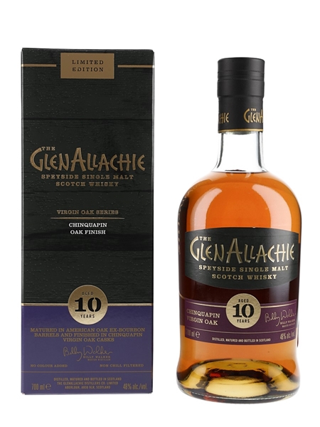 Glenallachie 10 Year Old Chinquapin Virgin Oak Bottled 2022 70cl / 48%