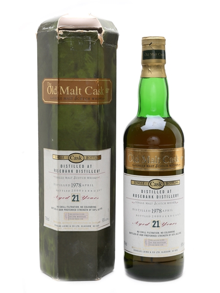 Rosebank 1978 21 Year Old The Old Malt Cask Bottled 2000 - Douglas Laing 70cl / 50%