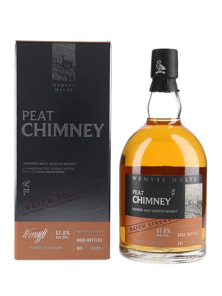 Wemyss Peat Chimney Batch Strength 001  70cl / 57%