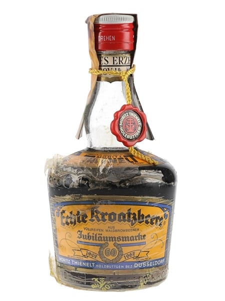 Thienelt Echte Kroatzbeere Blackberry Liqueur Bottled 1967 - 60th Anniversary Bottling 50cl