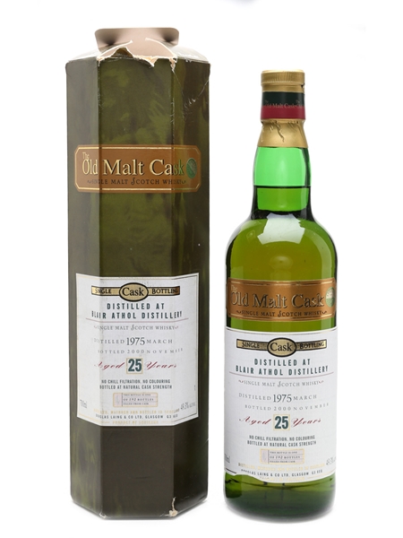 Blair Athol 1975 25 Year Old The Old Malt Cask Bottled 2000 - Douglas Laing 70cl / 49.3%