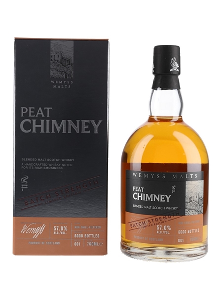 Wemyss Peat Chimney Batch Strength 001  70cl / 57%