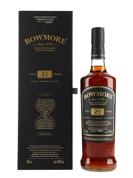 Bowmore 21 Year Old Pedro Ximenez Finish Global Travel Retail 70cl / 49.7%