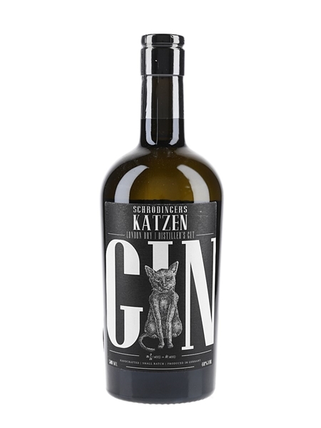 Schrodinder's Katzen London Dry Gin - Distiller's Cut Bottled 2019 - Batch 004 50cl / 48%