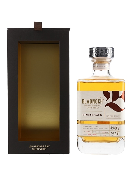 Bladnoch 2007 Single Cask Exclusive Release Bottled 2021 70cl / 58.2%