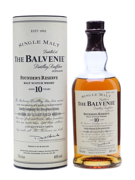 Balvenie 10 Years Old Founder's Reserve 70cl / 40%