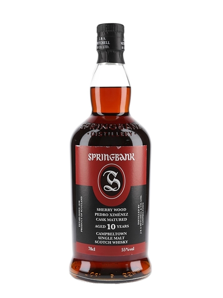 Springbank 10 Year Old Pedro Ximenez Cask Matured Bottled 2022 70cl / 55%