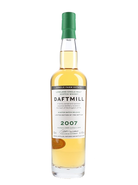 Daftmill 2007 Bottled 2019 - Winter Batch Release 70cl / 46%