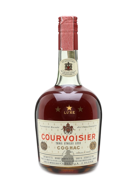 Courvoisier 3 Star Cognac Bottled 1960s - Cedal 75cl / 40%