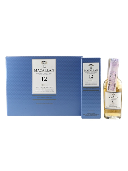 Macallan 12 Year Old Fine Oak Triple Matured 12 x 5cl / 40%