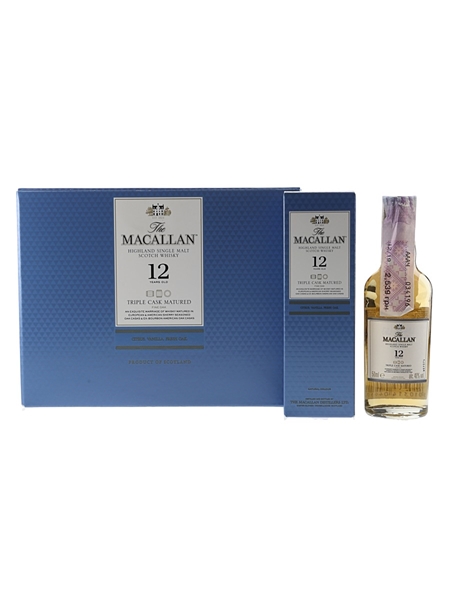 Macallan 12 Year Old Fine Oak Triple Matured 12 x 5cl / 40%