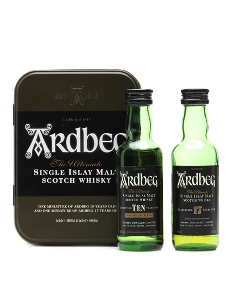 Ardbeg 10 & 17 Years Old Miniature 43%