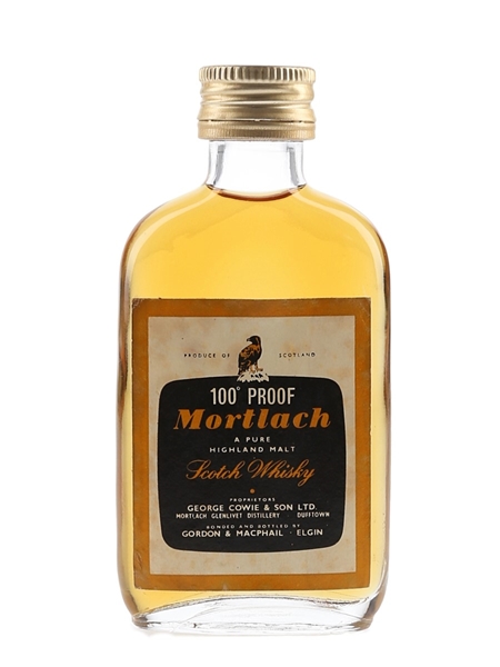 Mortlach 100 Proof Bottled 1970s - Gordon & MacPhail 5cl / 57%