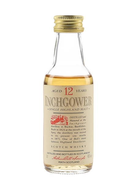 Inchgower 12 Year Old Bottled 1980s 5cl / 40%