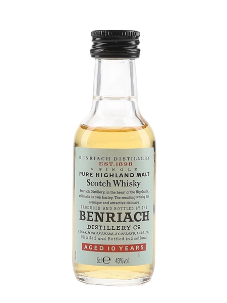 Benriach 10 Year Old Bottled 1990s 5cl / 43%