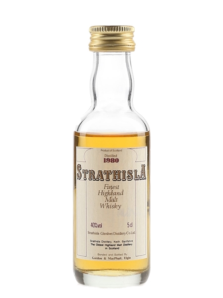 Strathisla 1980 Bottled 1990s - Gordon & MacPhail 5cl / 40%