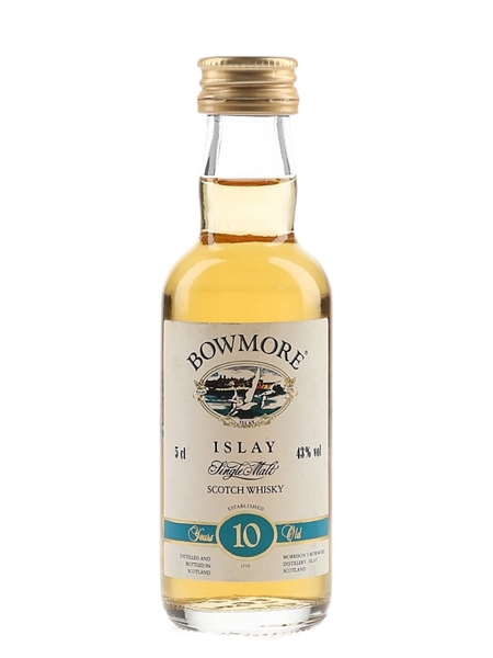 Bowmore 10 Year Old Bottled 1990s 5cl / 43%