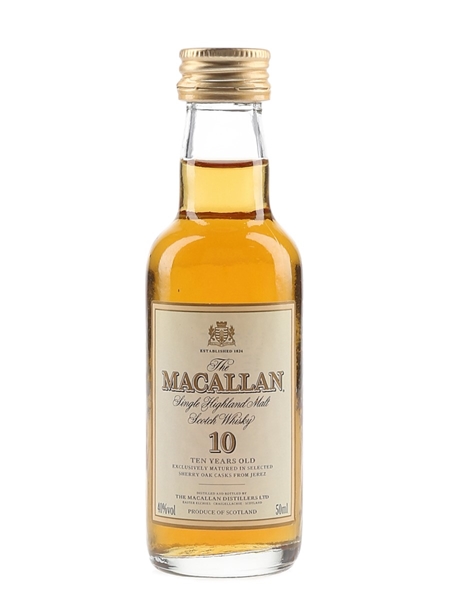 Macallan 10 Year Old Bottled 2000s 5cl / 40%