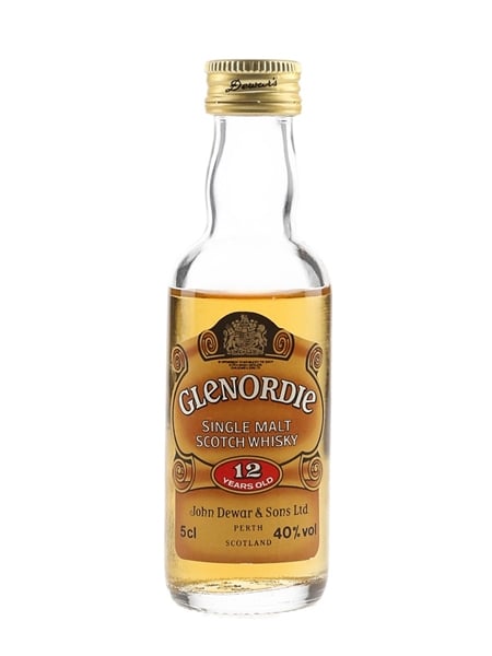 Glenordie 12 Year Old Bottled 1980s 5cl / 40%