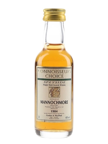 Mannochmore 1984 Connoisseurs Choice Bottled 1990s - Gordon & MacPhail 5cl / 40%